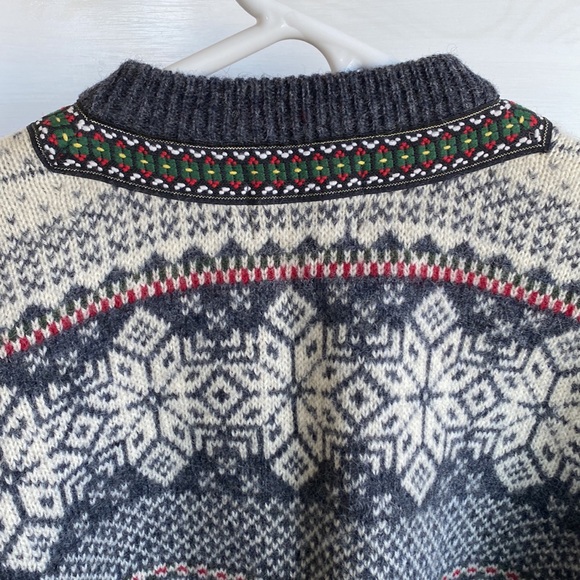 Vintage Nordic wool cardigan. Unisex - Picture 5 of 6